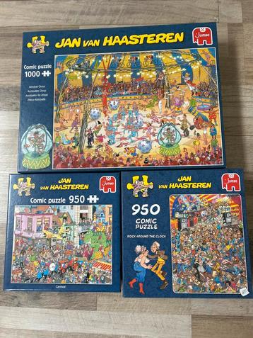 Jan van Haasteren Puzzels - 3 Stuks! beschikbaar voor biedingen