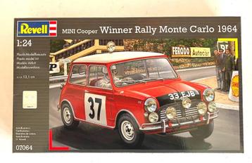 Mini Cooper Monte Carlo 1964 Revell model kit 1/24.  beschikbaar voor biedingen