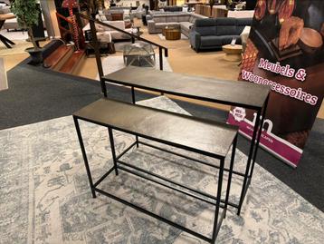 Sidetable Brons 2-delig €199,- Direct/Leverbaar E-6020 beschikbaar voor biedingen