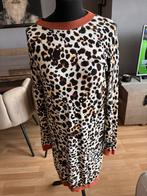 Norah mooie zachte lange panterprint jurk mt 42 ZGAN, Overige kleuren, Maat 42/44 (L), Ophalen of Verzenden, Zo goed als nieuw