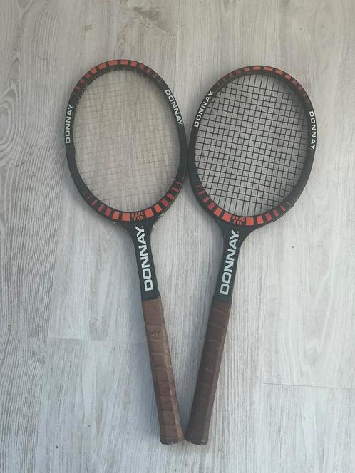 Donnay Borg Pro Vintage Rackets., Sport en Fitness, Tennis, Gebruikt, Racket, Babolat, L3, Ophalen of Verzenden