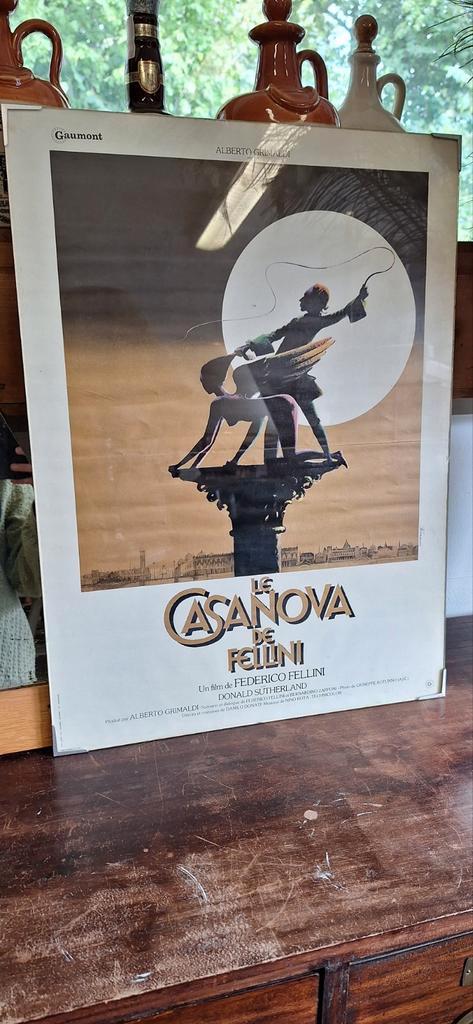 Le Casanova de Fellini Filmposter, Antiek en Kunst, Kunst | Overige Kunst, Ophalen of Verzenden