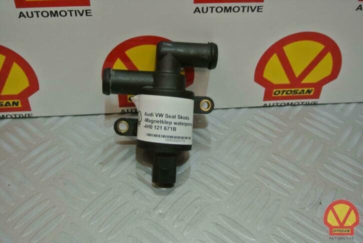 audi vw seat skoda magneetklep waterpomp 4h0121671b, Auto-onderdelen, Airco en Verwarming, Audi, Gebruikt, Ophalen of Verzenden