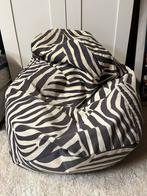 Zitzak zebra print, Huis en Inrichting, Zitzakken, Ophalen, Zwart