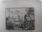 16 / Haarlem door Spanjaarden belegerd kopergravure +/- 1725, Ophalen of Verzenden
