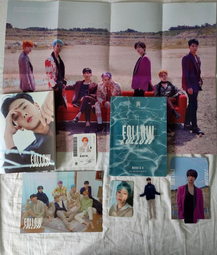 Monsta X Follow Find You Pre-Order Album, Cd's en Dvd's, Cd's | Overige Cd's, Zo goed als nieuw, Boxset, Ophalen of Verzenden