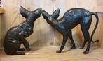 SPHYNZ / NAAKTKAT / brons / 2 modellen, Ophalen of Verzenden, Nieuw, Hond of Kat, Beeldje of Figuurtje