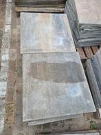 6,12 17 stuks 60x60 tegel bruin antraciet gemêleerd € 50,-, Tuin en Terras, Ophalen, Zo goed als nieuw