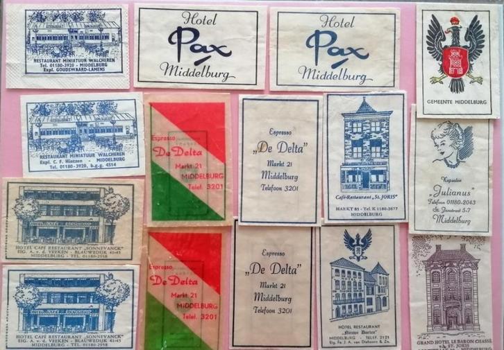 Middelburg 35, Verzamelen, Suikerzakjes, Verzenden