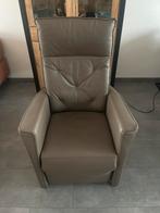 Zgan elektrische sta op Merkstoel Ciar vv meerdere motoren, Ophalen, Bruin, Leer, Zo goed als nieuw