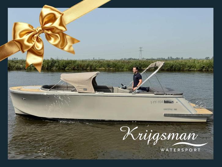 Lifestyle 780 Tender – 150 PK Mercury, Watersport en Boten, Sloepen, Zo goed als nieuw, 70 pk of meer, 6 meter of meer, Buitenboordmotor