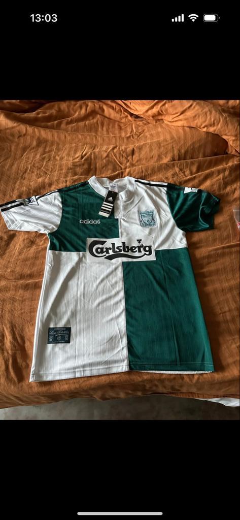 Liverpool Uit Shirt 1995 Rush - Nieuw!, Sport en Fitness, Voetbal, Nieuw, Shirt, Maat L, Ophalen of Verzenden