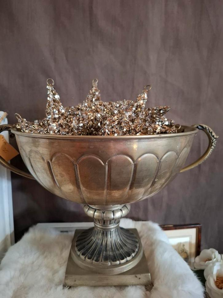 Bokaal met kerststerren, Diversen, Kerst, Nieuw, Ophalen of Verzenden