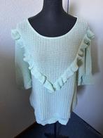 Norah mintgroene zomertrui met roezel mt 44 z.g.a.n., Maat 42/44 (L), Ophalen of Verzenden, Zo goed als nieuw, Norah
