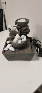 Natuursteen fontein, Tuin en Terras, Waterpartijen en Fonteinen, Ophalen of Verzenden, Zo goed als nieuw, Graniet, Fontein