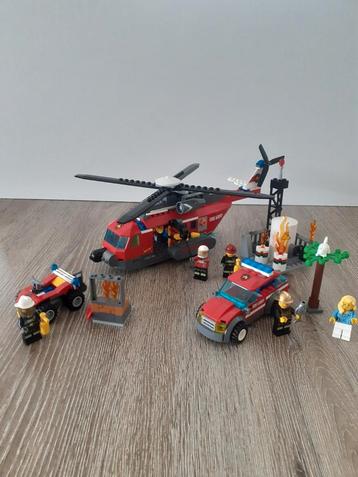 Lego City Brandweer Helicopter 60010..60105..60001 beschikbaar voor biedingen