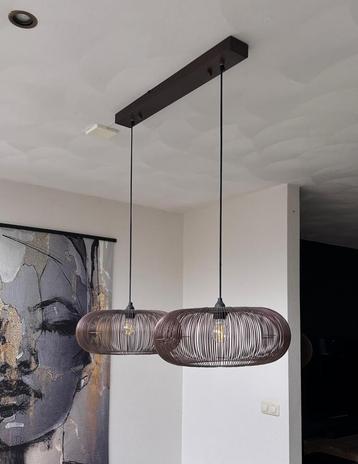 Industriële hanglamp 2-lichts beschikbaar voor biedingen