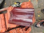 150 rode dakpannen en 10 halve, Ophalen, Steen of Klei, Zo goed als nieuw, 15 m² of meer