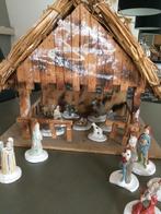 Vintage kerststal, Ophalen of Verzenden, Gebruikt