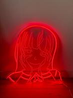 Neon Verlichting Anime Yumeko Rood, Huis en Inrichting, Lampen | Wandlampen, Ophalen, Zo goed als nieuw, Kunststof, Neon