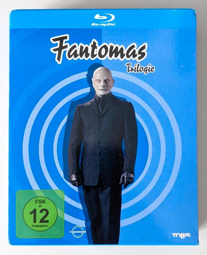 Fantomas Trilogy | 3-Disc Boxset, Cd's en Dvd's, Blu-ray, Zo goed als nieuw, Avontuur, Boxset, Verzenden