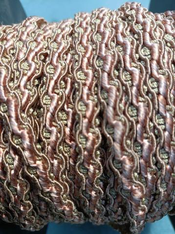 Vintage fournituren sierband roze goud 8 mm (SF1) beschikbaar voor biedingen