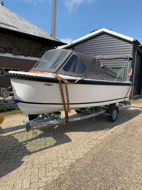 Maxima Sloep 490 – zeer goede staat, Watersport en Boten, Sloepen, Zo goed als nieuw, Tot 10 pk, 3 tot 6 meter, Buitenboordmotor
