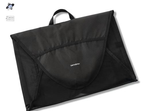 Samsonite Pack-N-Fold kleding tas, Sieraden, Tassen en Uiterlijk, Tassen | Reistassen en Weekendtassen, Nieuw, Zwart, 30 cm of meer