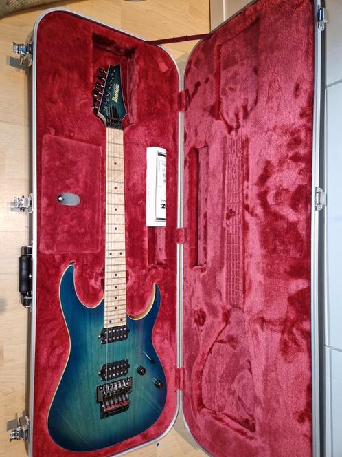 Ibanez Prestige RG652AHM-NGB 1x op gespeeld, nieuwstaat, Muziek en Instrumenten, Snaarinstrumenten | Gitaren | Elektrisch, Zo goed als nieuw