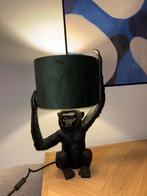 Aap Lamp met Groene Kap, Huis en Inrichting, Lampen | Vloerlampen, Ophalen, Zo goed als nieuw, Metaal, Minder dan 100 cm