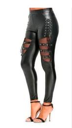 Mooie leren broek met perfecte details, tm 3XL, Verzenden, Nieuw, Zwart, Lang