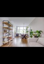 Stijlvolle open stellingkast met houten planken, Ophalen, Met plank(en), 100 tot 150 cm, 50 tot 100 cm