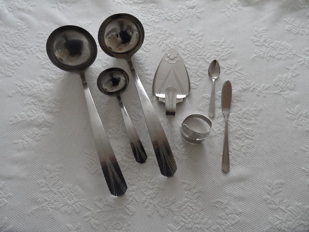 gero zilmeta 598 (palmet/waaier) enkele bestekdelen, Antiek en Kunst, Antiek | Bestek, Ophalen of Verzenden