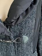 H675 Yest maat 36=S winterjas jas winter zwart/wit mantel, Zwart, Ophalen of Verzenden, Zo goed als nieuw, Maat 36 (S)