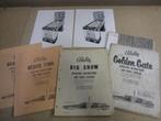 W7 bingo bally, manuals and rare factory presentation photos, Ophalen of Verzenden, Gebruikt