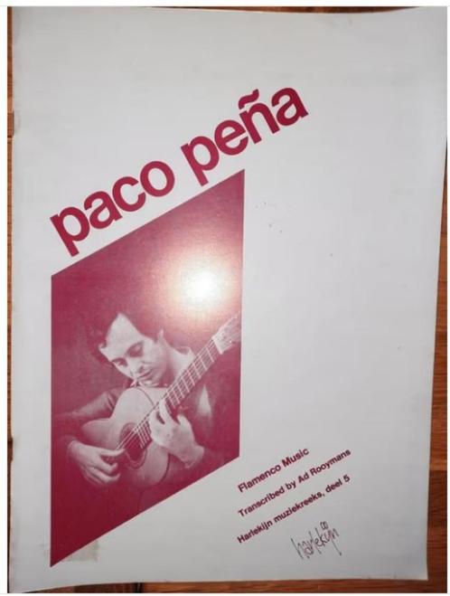 gitaar flamenco: Paco Pena-Paco Peña-prachtig--netjes, Muziek en Instrumenten, Bladmuziek, Gitaar, Ophalen of Verzenden