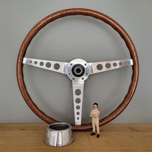 Klassiek houten stuur Springall UK 1960s + beschermhoes, Auto-onderdelen, Interieur en Bekleding, Alfa Romeo, Amerikaanse onderdelen