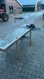 Werkbank met bankschroef, Ophalen of Verzenden, Zo goed als nieuw, Minder dan 70 cm, Bankschroef