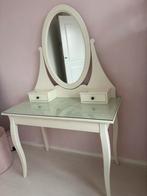 IKEA Hemnes toilettafel / kaptafel met spiegel, Huis en Inrichting, Tafels | Kaptafels, Ophalen, 50 tot 100 cm, Zo goed als nieuw