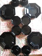 Vintage  16 delig ONTBIJTSERVIES, Huis en Inrichting, Ophalen, Zo goed als nieuw, Glas, Overige stijlen