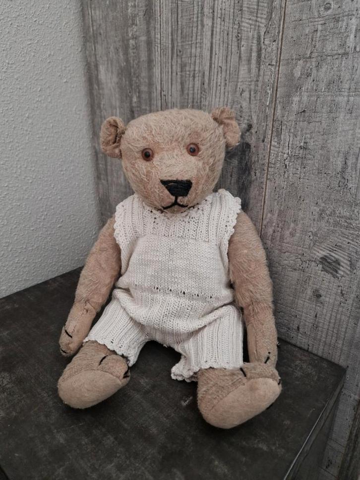 Antieke beer, Antiek en Kunst, Antiek | Speelgoed, Ophalen of Verzenden