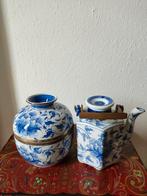 Prachtige porseleinen theepot en dekselpot, Antiek en Kunst, Verzenden
