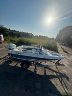 BAYLINER 1700 LS MET SELVA/YAMAHA 100 PK BUITENBOORDMOTOR, Watersport en Boten, Speedboten, Ophalen, 70 tot 120 pk, Zo goed als nieuw