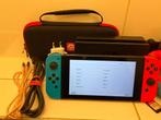 Nintendo Switch HAC-001(-01) Stuur 1 Game Tas, Switch 2019 Upgrade, Met 2 controllers, Ophalen of Verzenden, Gebruikt