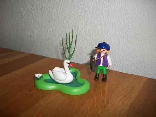 meisje bij de vijver en zwaan, Kinderen en Baby's, Speelgoed | Playmobil, Nieuw, Complete set, Ophalen of Verzenden