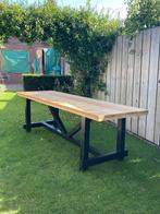 Prachtige tuintafel met douglas blad 250 x 80 x 76, Rechthoekig, Zo goed als nieuw, Hout, Ophalen