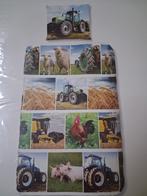 Nieuw! Super leuk dekbedovertrek trekker dieren 140x200/220, Dekbedovertrek, Nieuw, Ophalen of Verzenden, Overige kleuren