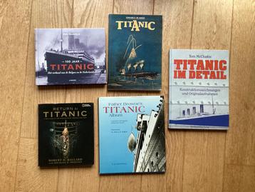 5 boeken Titanic beschikbaar voor biedingen