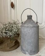 Brocante oud zinken oliekan met hengsel, Ophalen of Verzenden