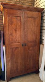 Teak houten (TV/opberg) kast, Ophalen, Met deur(en), 100 tot 150 cm, Koloniaal